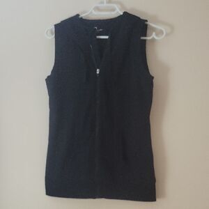 Gap Bodyfit Sleeveless Black Hoodie